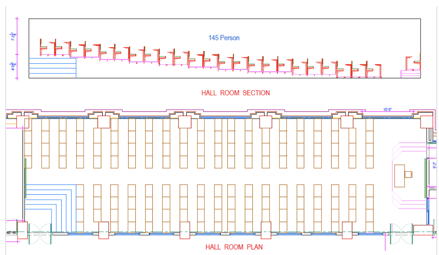 Hall Room Plan